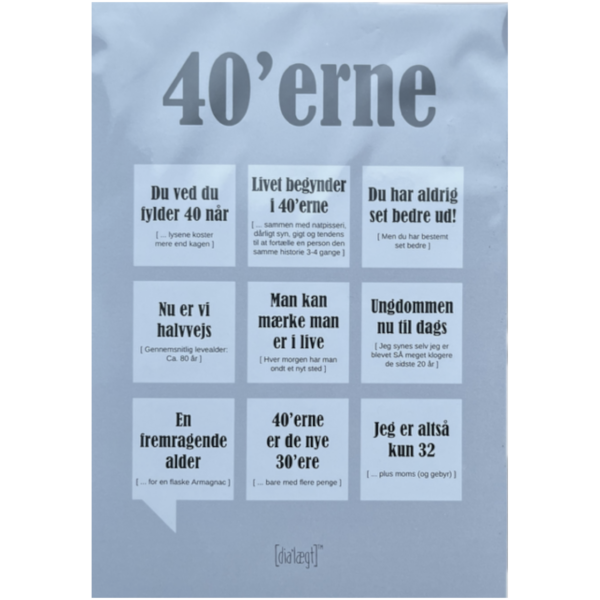 Dialægt Kort - 40'erne
