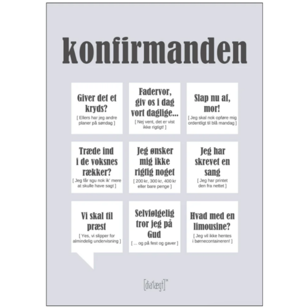 Dialægt Kort - konfirmand
