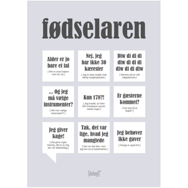 Dialægt Kort - fødselaren